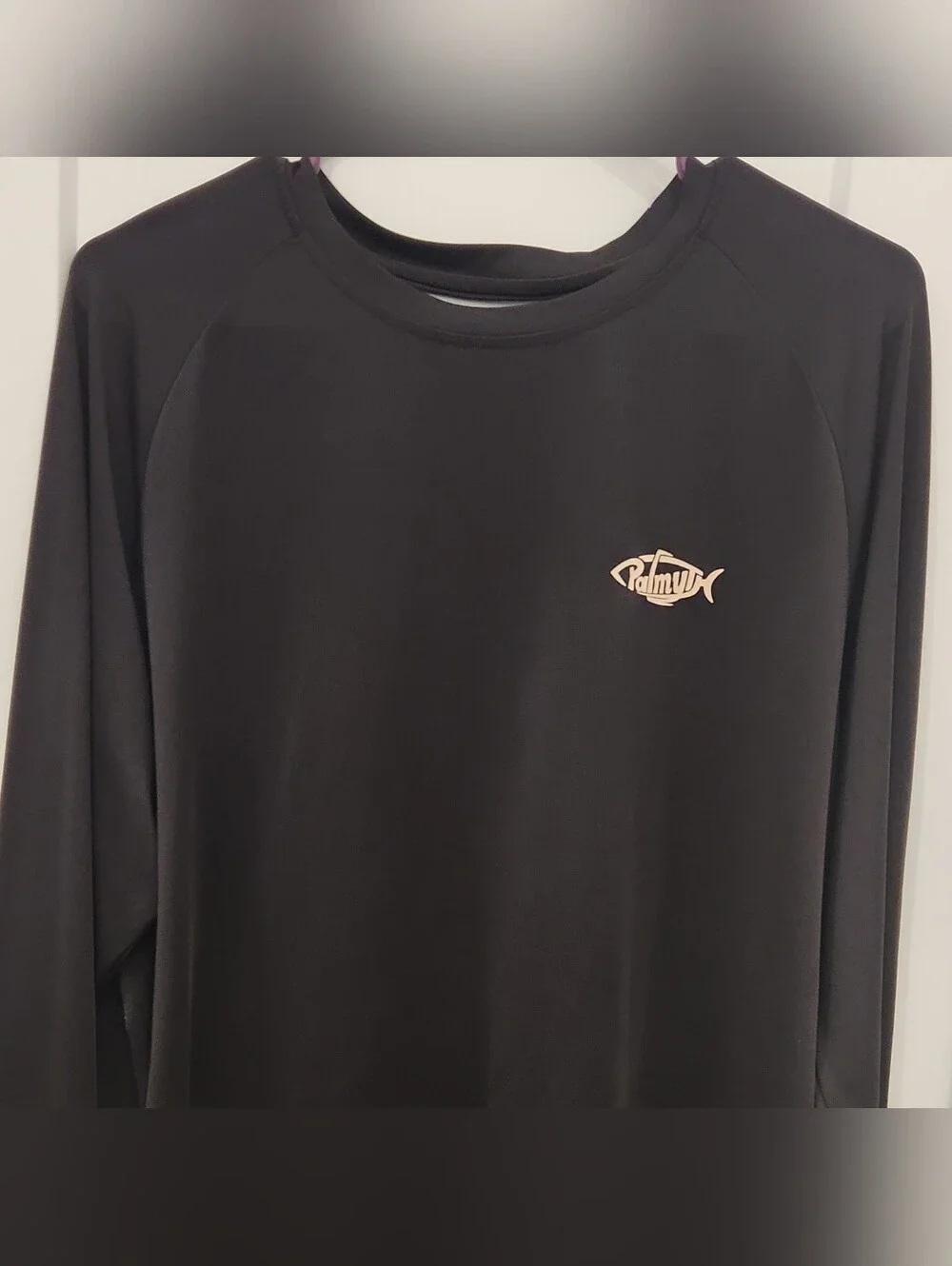 Palmyth Men's Black Long-Sleeve Swim Shirt